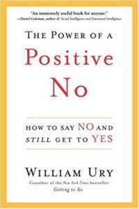 book image "the power of a positive no"