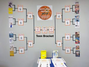 March Book Madness Teen Display