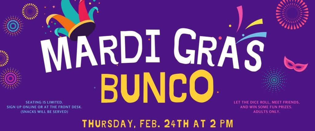 2022 Mardi Gras Bunco